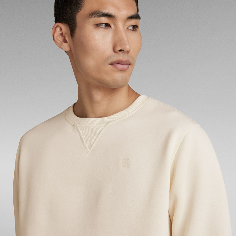 G-Star RAW® Sweat Premium Core Blanc