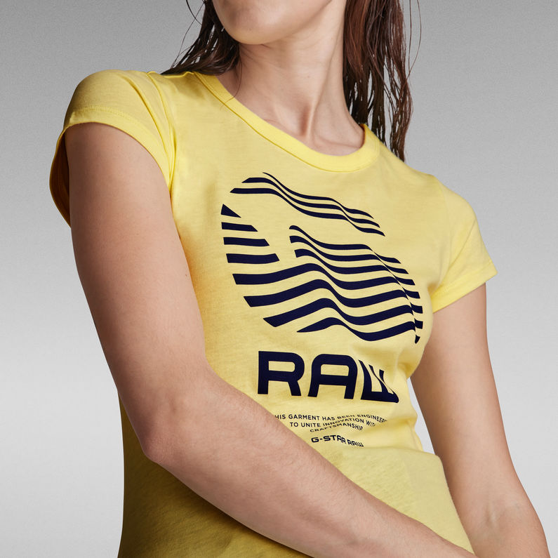 G-Star RAW® T-shirt Graphic 6 Jaune