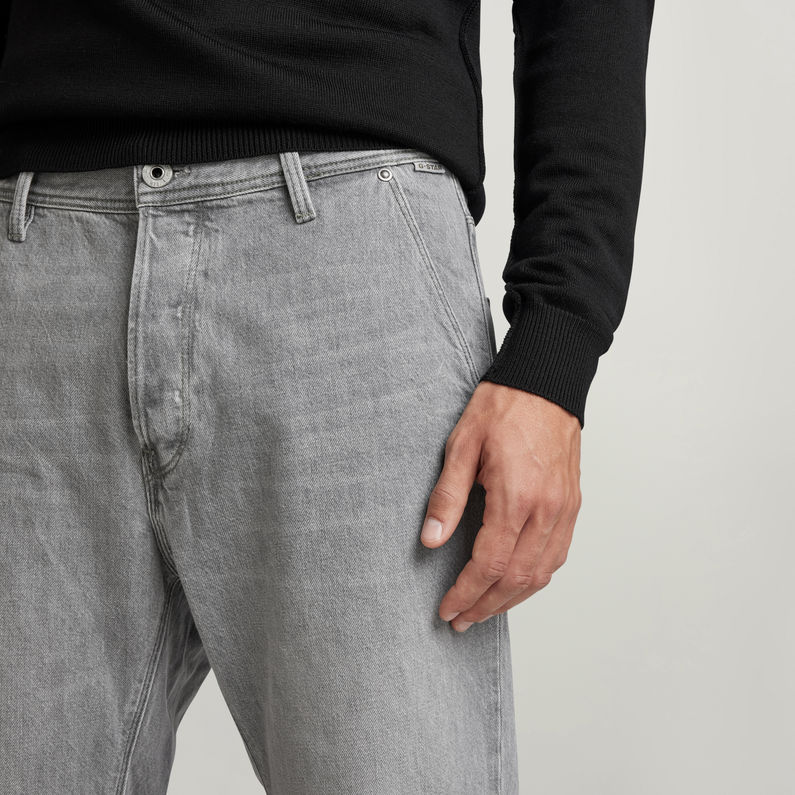 G-Star RAW® Grip 3D Relaxed Tapered Jeans Grau