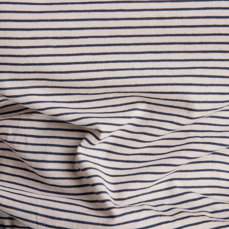 G-Star RAW® Eyben Stripe Slim V-Neck Top Mehrfarbig