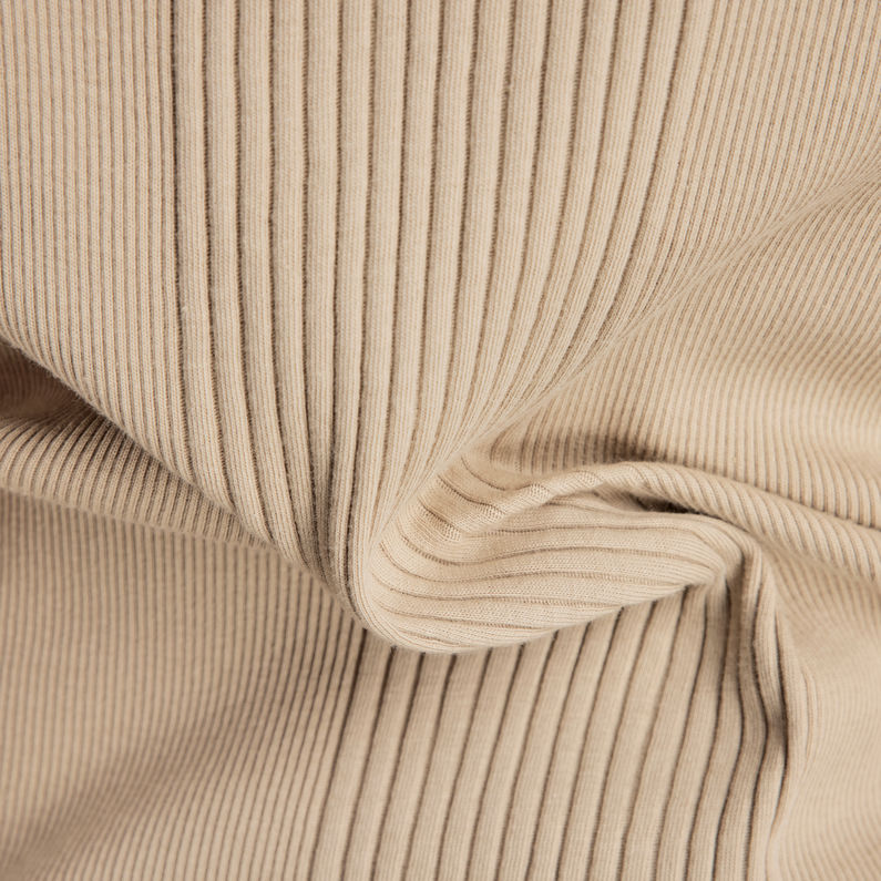 G-STAR® Vestido Engineered Rib Tank Beige