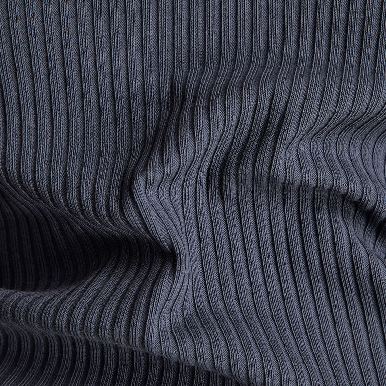 G-STAR® Débardeur Slim Rib Bleu moyen