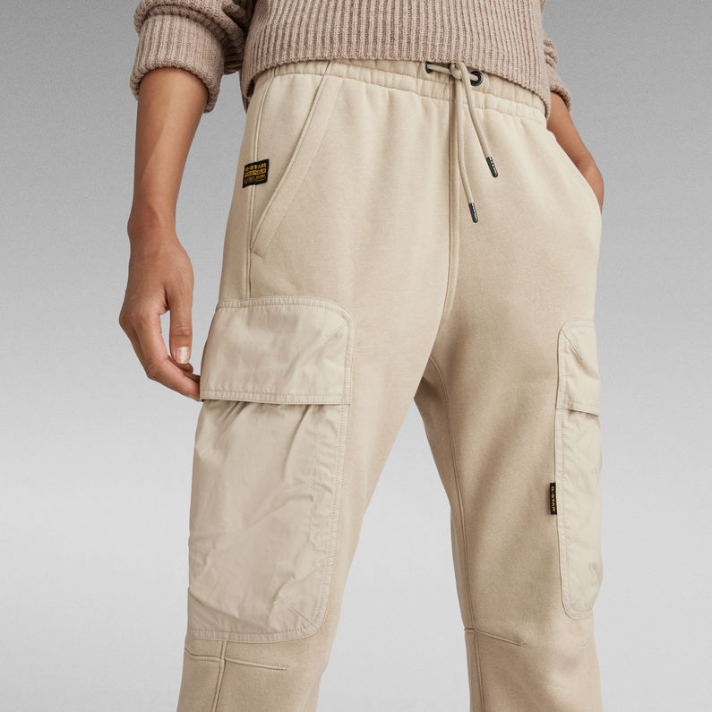 G-Star RAW® Pantalon de survêtement Boyfriend 3D Pocket Beige
