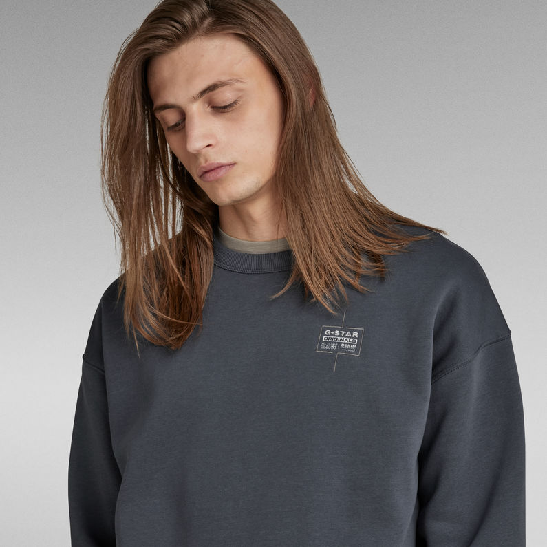 G-STAR® Sweat Core Oversized Bleu moyen