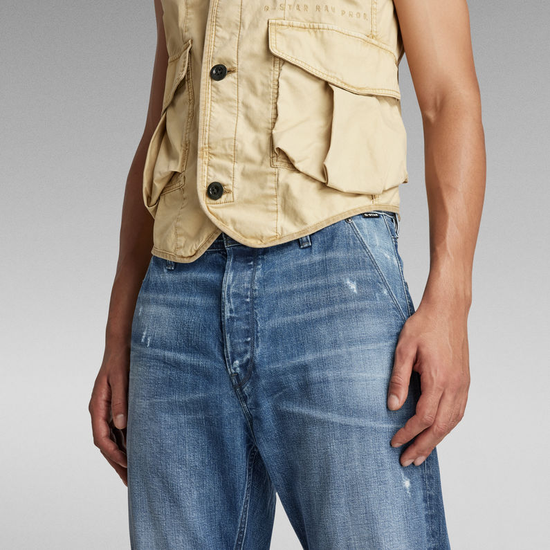 G-STAR® Grip Relaxed Tapered Jeans Mittelblau