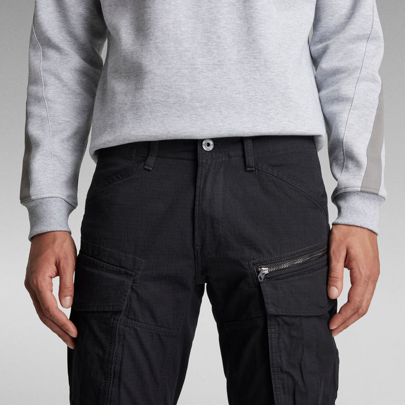 G-STAR® Pantalon Rovic Zip 3D Straight Tapered Noir