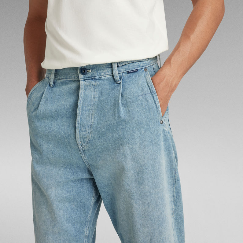 G-Star RAW® Pleated Relaxed Chino Lichtblauw
