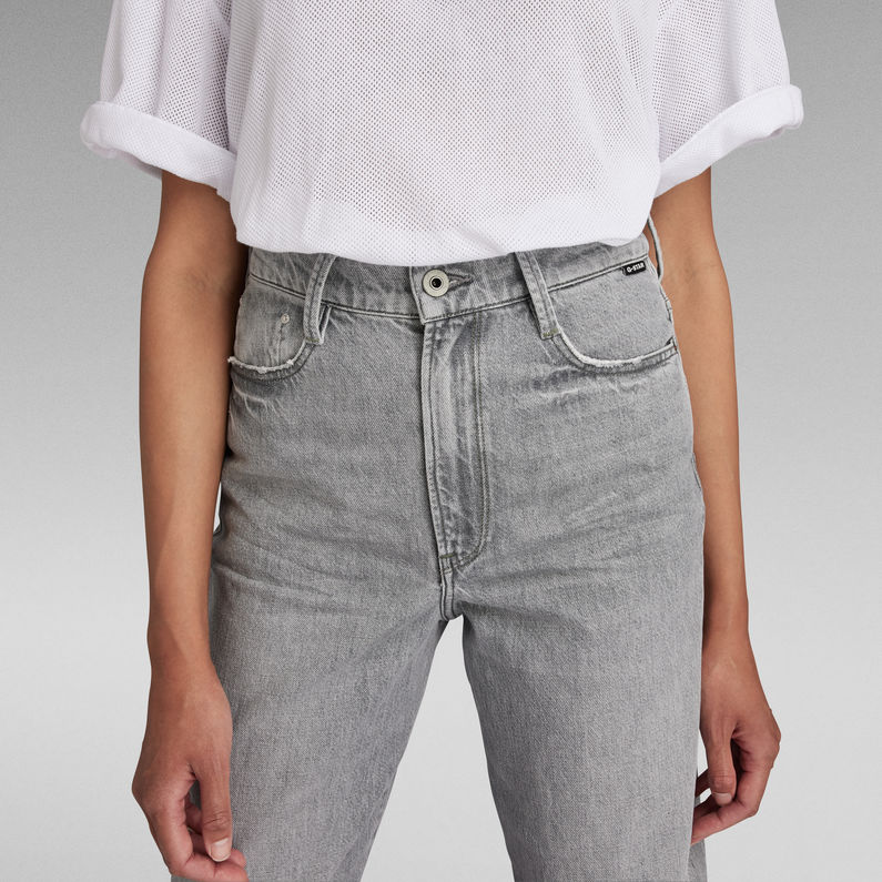 G-STAR® Tedie Ultra High Straight Jeans Grau