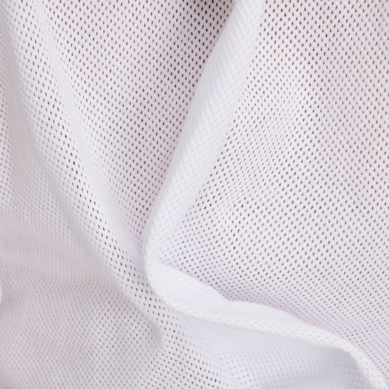 G-STAR® RAW. Haut Mesh Loose Blanc