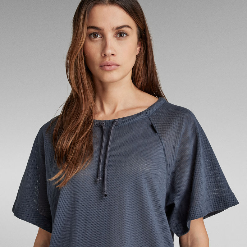 G-Star RAW® RAW. Mesh Loose Top Mittelblau