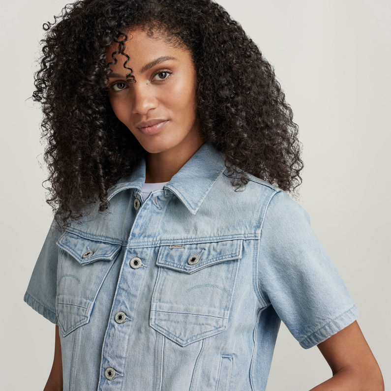 G-Star RAW® Veste Arc Short Sleeve Bleu clair