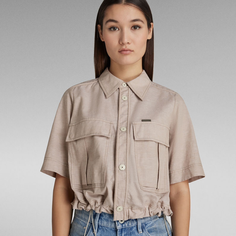 G-STAR® Cropped Field Hemd Mehrfarbig