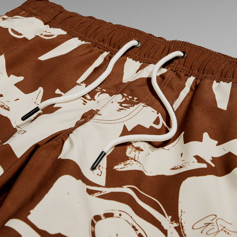 G-STAR® Zwembroek Dirik Small Objects Allover Meerkleurig