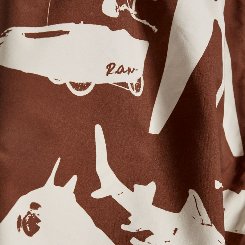 G-Star RAW® Zwembroek Dirik Small Objects Allover Meerkleurig