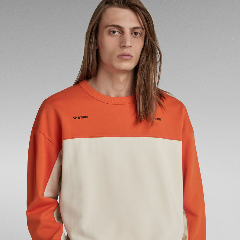 G-Star RAW® Color Block Oversized Sweatshirt Mehrfarbig