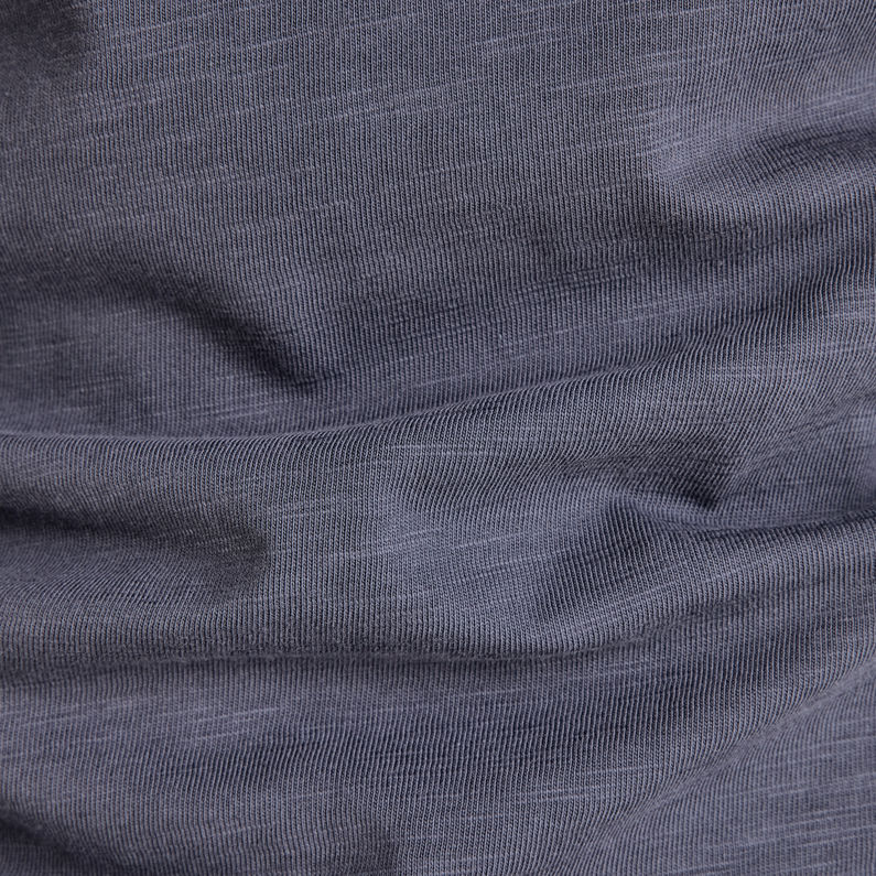 G-Star RAW® Polo Logo Slub Bleu moyen