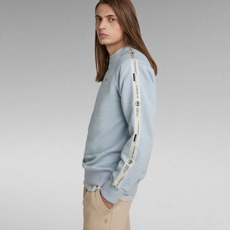 G-STAR® Tape Raglan Sweater Midden blauw