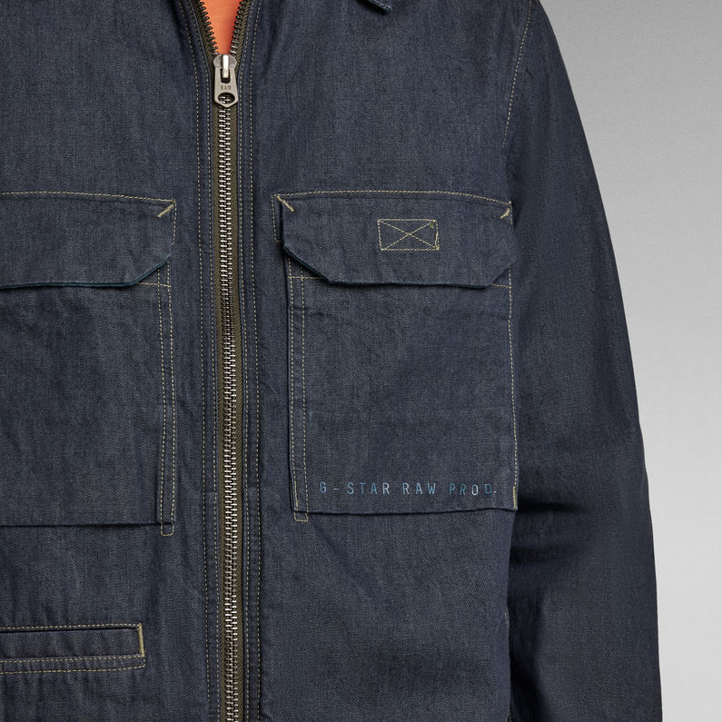 G-STAR® Zip Overshirt Dunkelblau