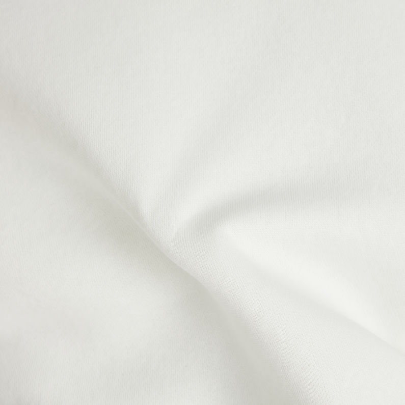 G-Star RAW® Sweat Premium Core 2.0 Hooded Zip Through Blanc