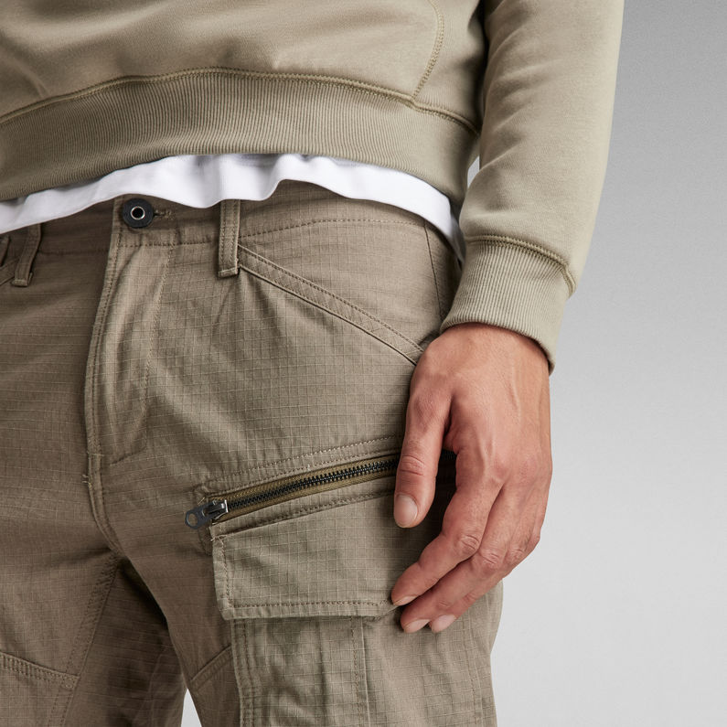 G-STAR® Pantalon Rovic Zip 3D Straight Tapered Vert