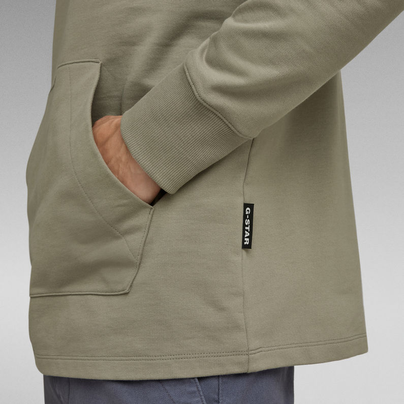 G-Star RAW® Lightweigt Hooded Sweatshirt Pocket Grün