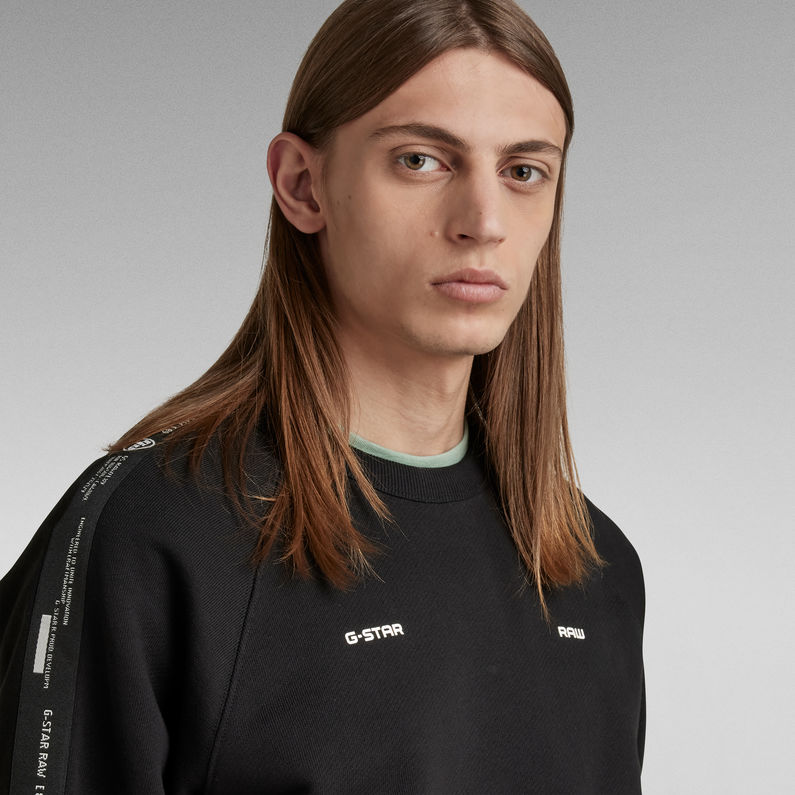 G-STAR® Tape Raglan Sweatshirt Schwarz