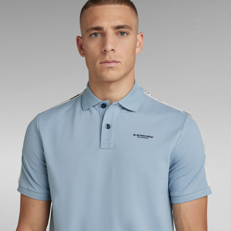 G-Star RAW® Tape Polo Light blue