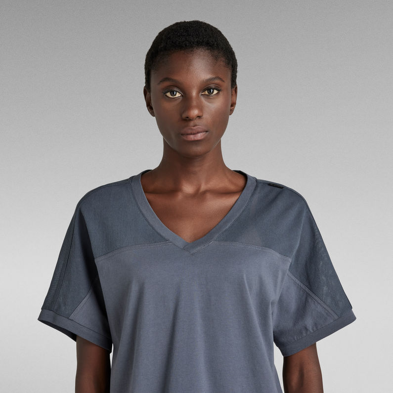 G-STAR® Haut Mesh Mix Loose Bleu moyen