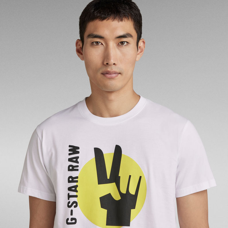 G-Star RAW® Hand Graphic T-Shirt White