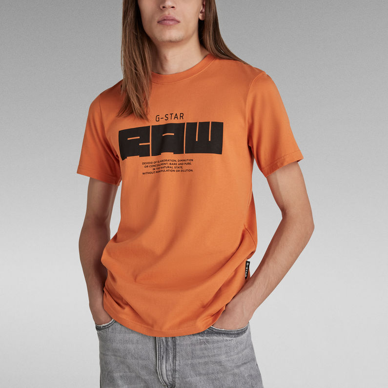 G-STAR® RAW Graphic Slim T-Shirt Orange