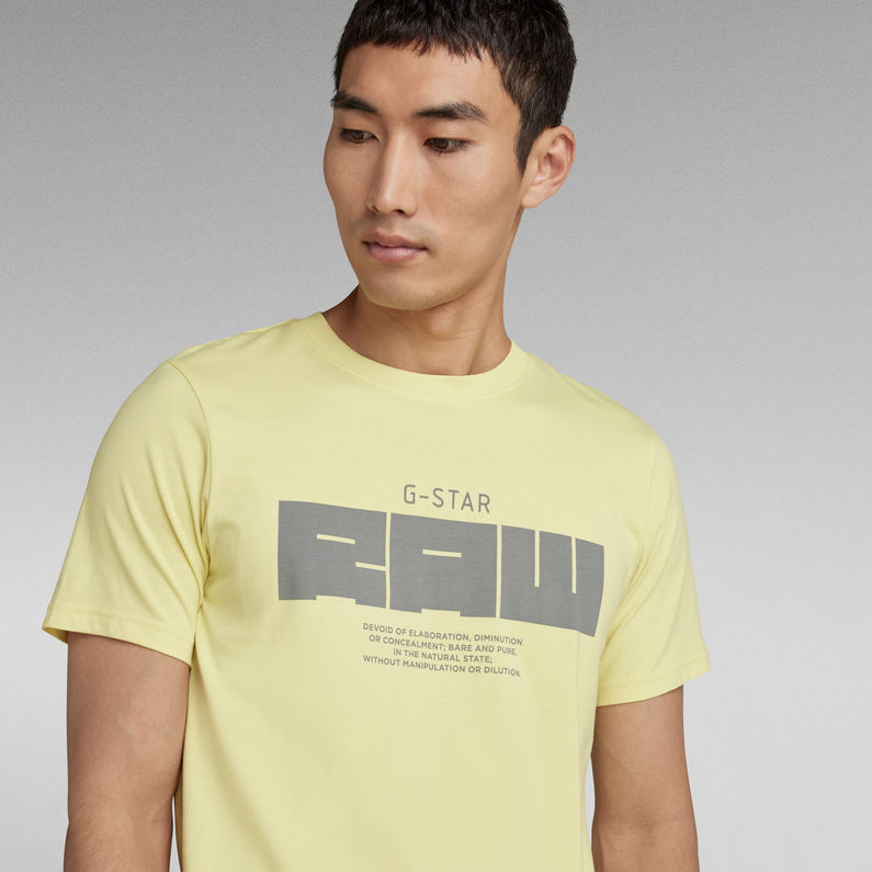 G-STAR® RAW Graphic Slim T-Shirt Yellow