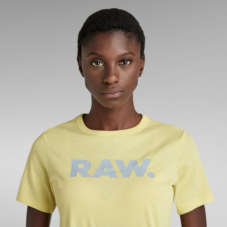 G-Star RAW® RAW. Slim T-Shirt Geel