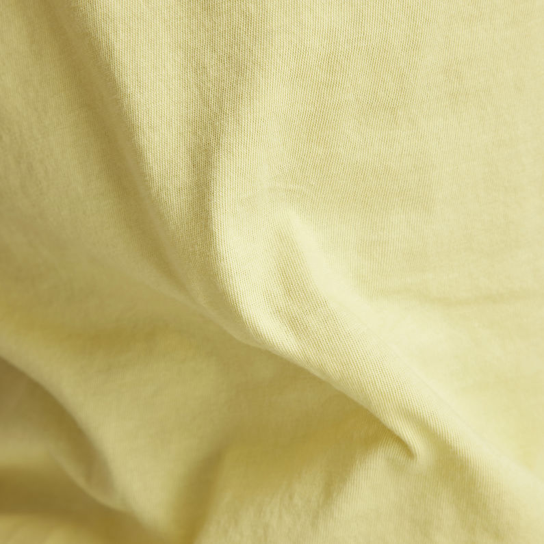 G-STAR® RAW. Slim T-Shirt Gelb