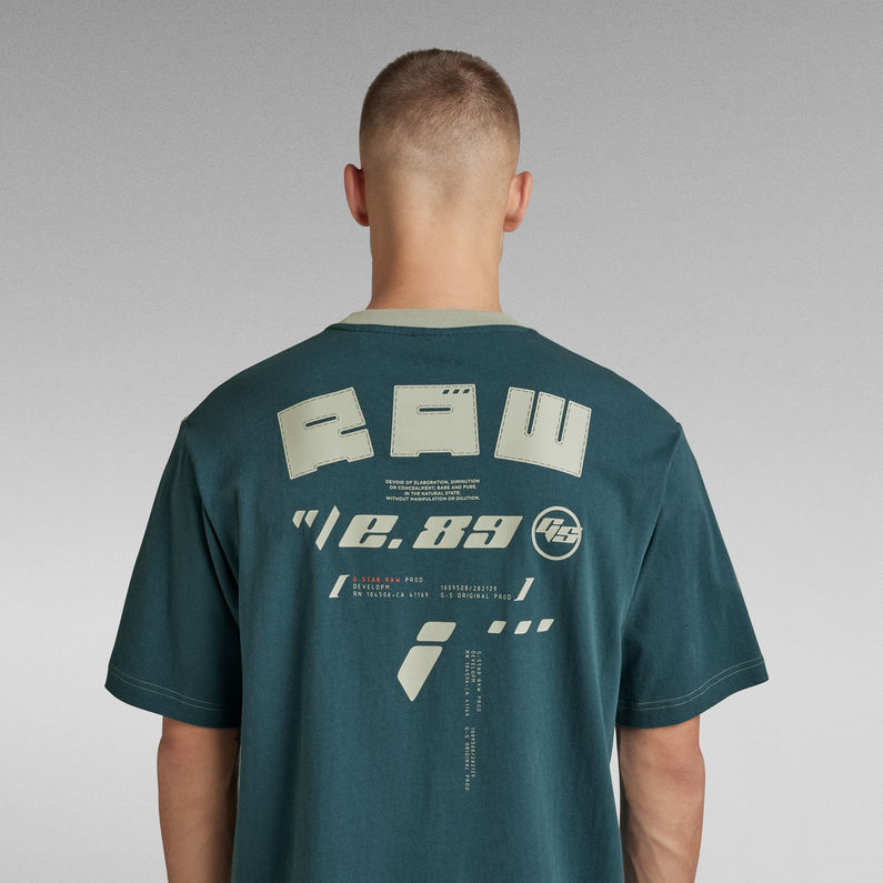 G-Star RAW® T-shirt Sobiru Graphic Boxy Vert