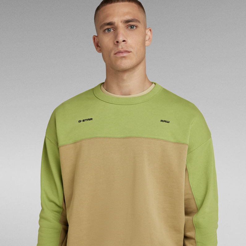 G-Star RAW® Sweat Color Block Oversized Multi couleur