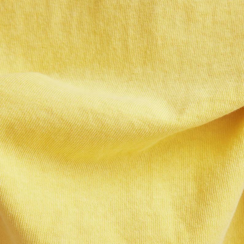 G-Star RAW® Boxy Base Garment Dyed T-Shirt Gelb