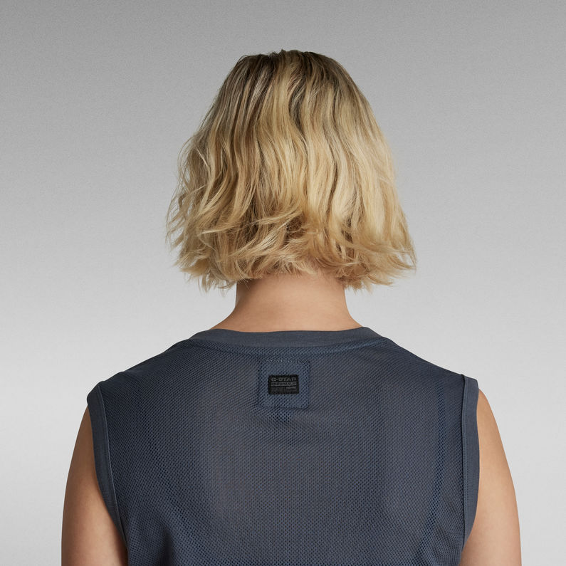 G-STAR® Débardeur Sports Graphic Mesh Bleu moyen