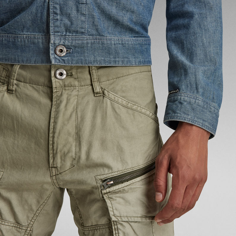 G-STAR® Pantalon Rovic Zip 3D Regular Tapered Vert