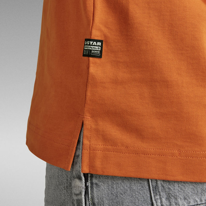 G-Star RAW® T-shirt Center Logo Loose Orange