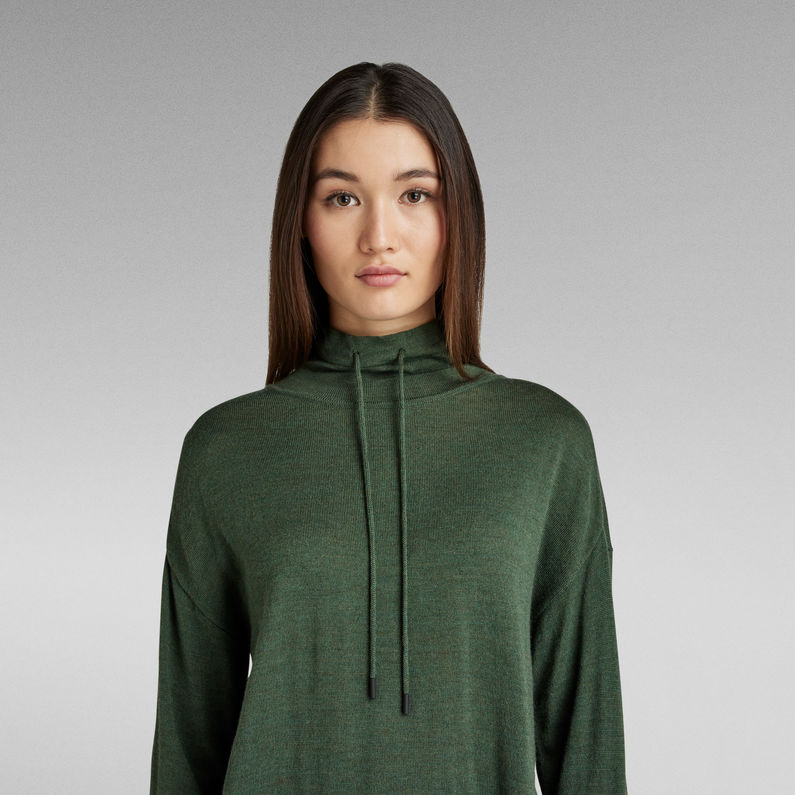 G-STAR® Stand Up Collar Knitted Dress Multi color