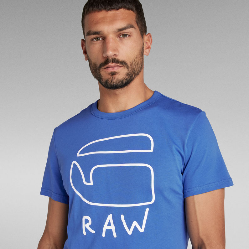 G-STAR® Graphic 10 T-Shirt Mittelblau