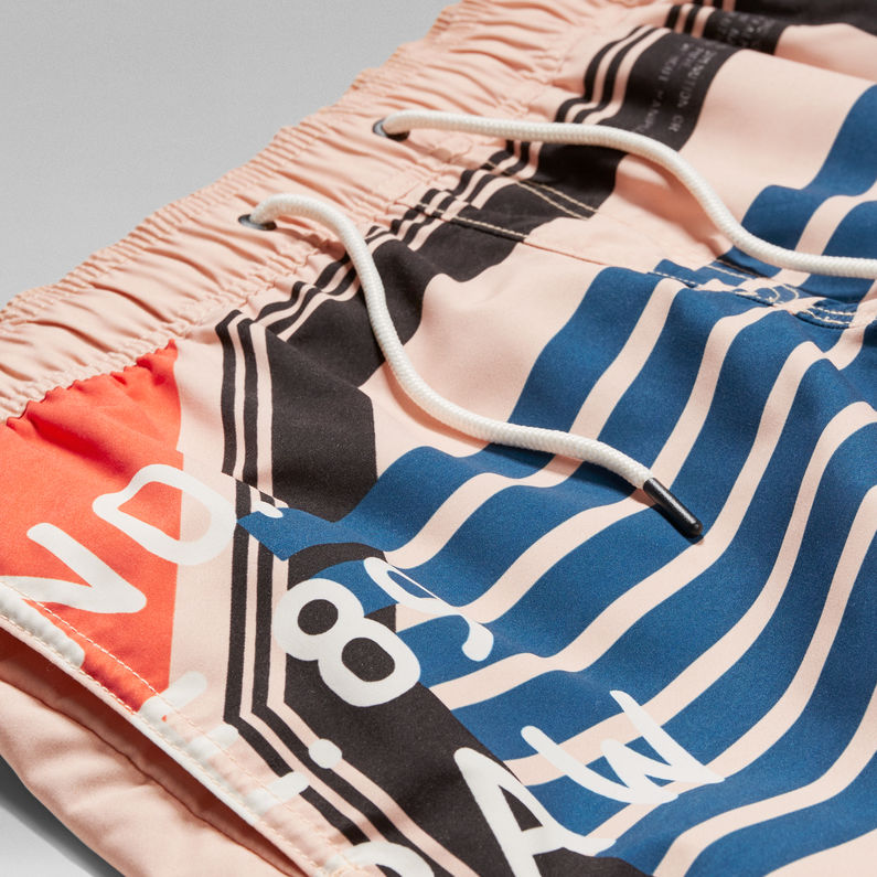 G-Star RAW® Dirik Artwork Badeshorts Pink