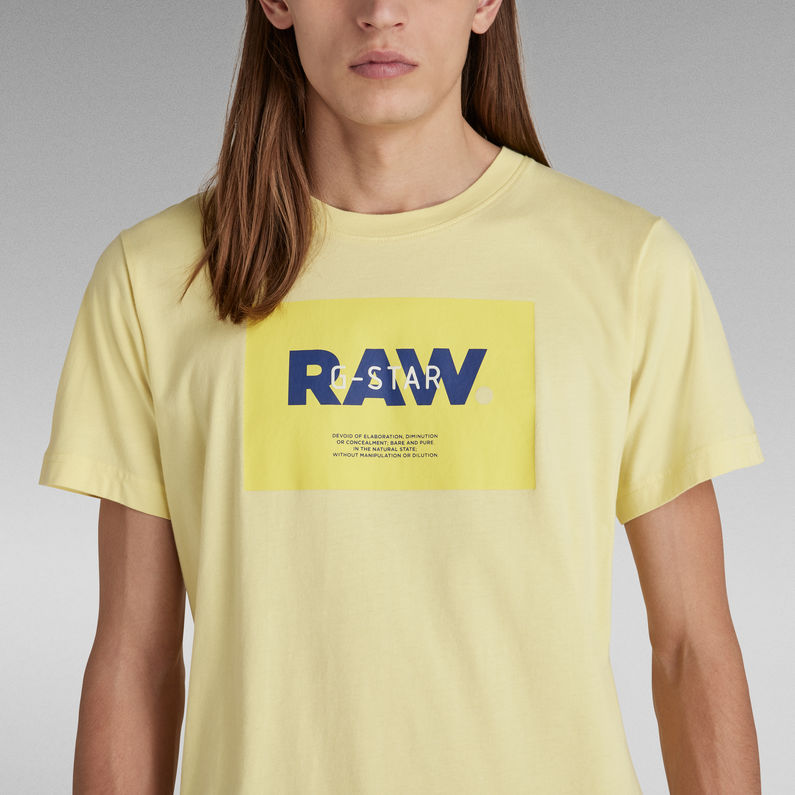 G-Star RAW® Camiseta RAW HD Amarillo