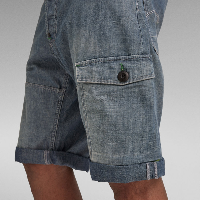 G-Star RAW Bearing Cargo Shorts,blue for Men Mens Clothing Shorts Cargo shorts 