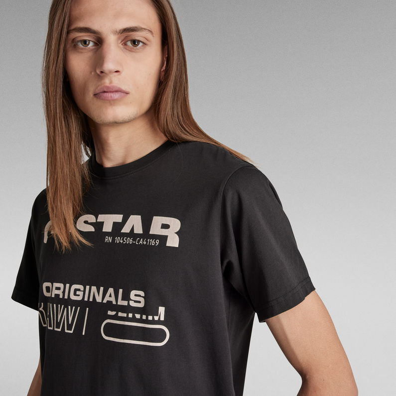 G-Star RAW® Originals T-Shirt Schwarz