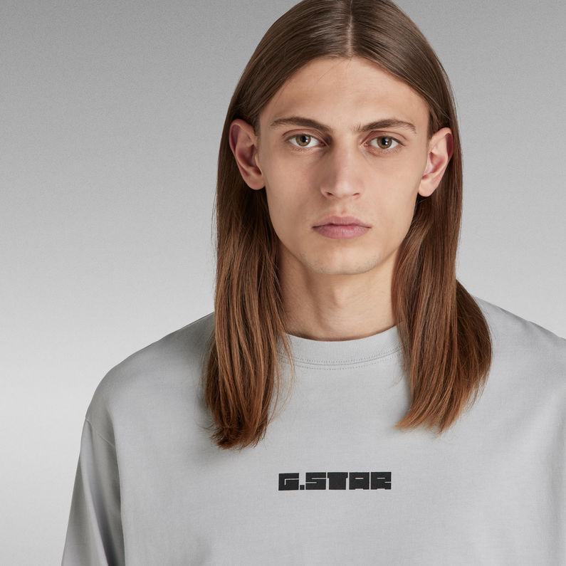 G-STAR® RAW Back Graphic Boxy T-Shirt Grey