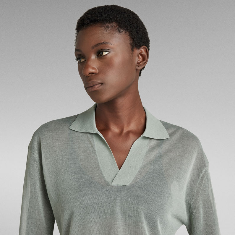 G-STAR® Core Polo Knit Light blue