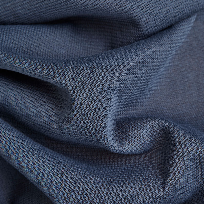 G-STAR® Oversized Knitted Polo Medium blue