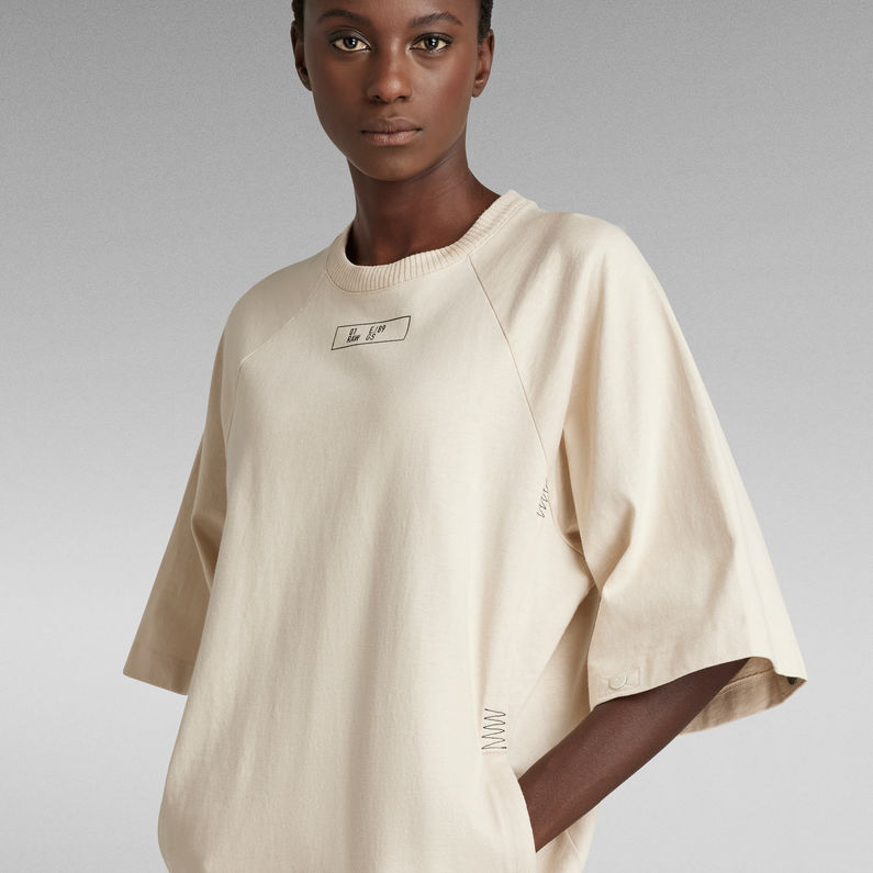 G-STAR® Sweat Léger Snaps Blanc