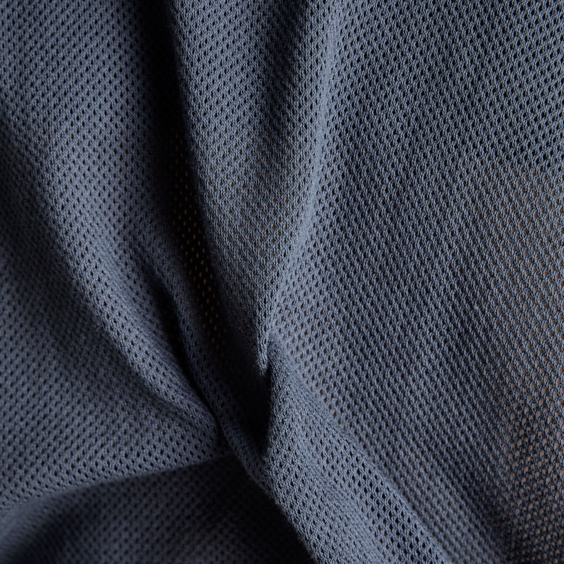 G-Star RAW® Polo Mesh Loose Bleu moyen